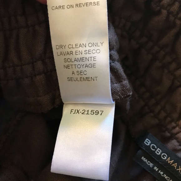 BCBG MaxAzria Linen Wide Leg Pants - Picture 6 of 7